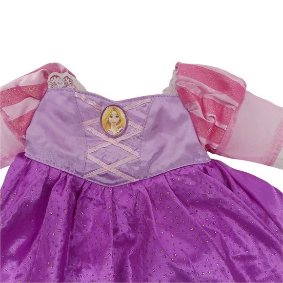 Build A Bear Workshop Disney Princess Rapunzel Tangled Gown Dress Purple Pink - Picture 3 of 11
